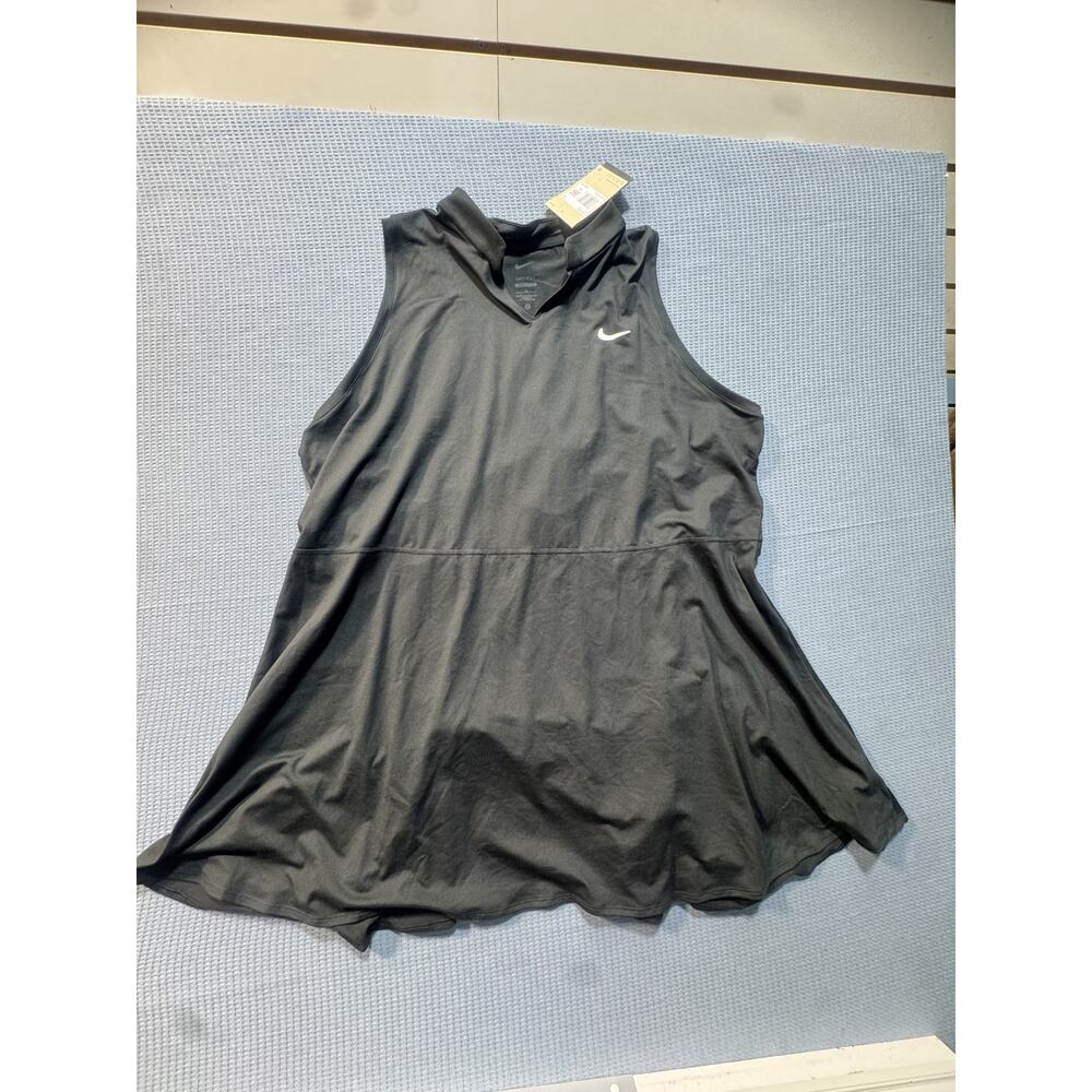 NikeCourt‎ Dri-FIT Victory Tennis Women Dress Sz S black Brand New